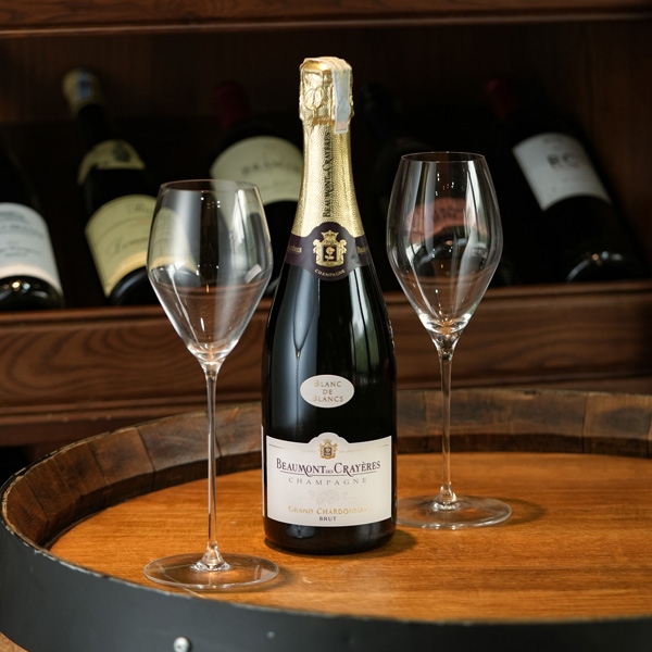 Rượu Champagne Beaumont Des Crayères Grand Chardonnay Brut