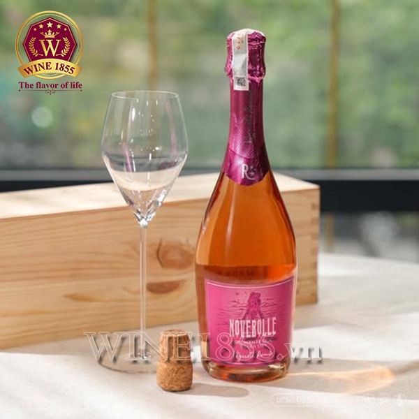 Rượu Vang Hồng Vigneti Romio Novebolle Romagna Spumante Rosato Extra Dry