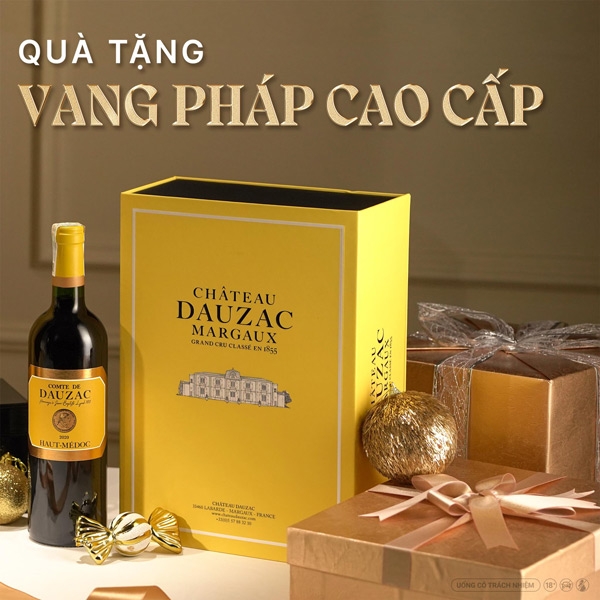 Rượu vang Pháp Comte de Dauzac Haut-Médoc