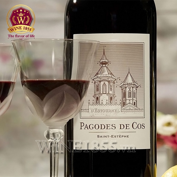 Rượu Vang Pháp Pagodes De Cos Rouge