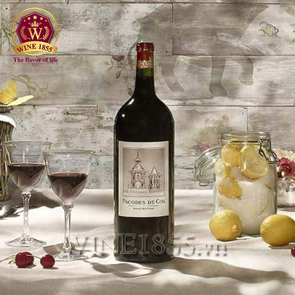 Rượu Vang Pháp Pagodes De Cos Rouge