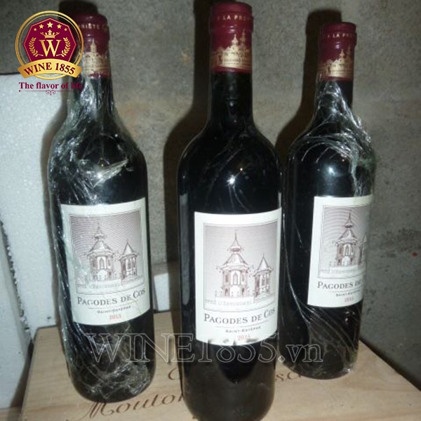 Rượu Vang Pháp Pagodes De Cos Rouge