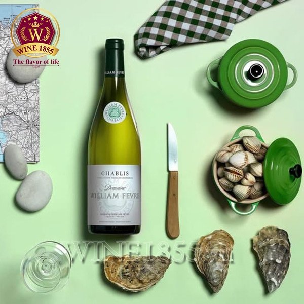 Rượu vang Pháp William Fevre Chablis