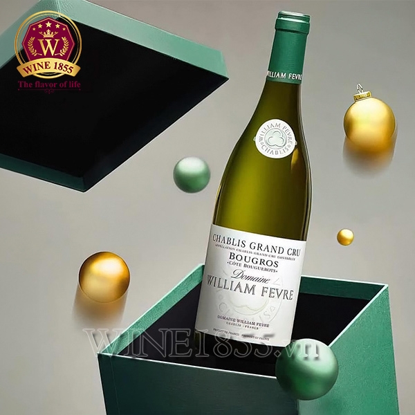 Rượu vang Pháp William Fevre Chablis Grand Cru Bougros Côte Bouguerots