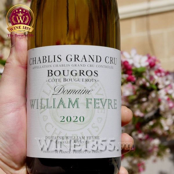 Rượu vang Pháp William Fevre Chablis Grand Cru Bougros Côte Bouguerots