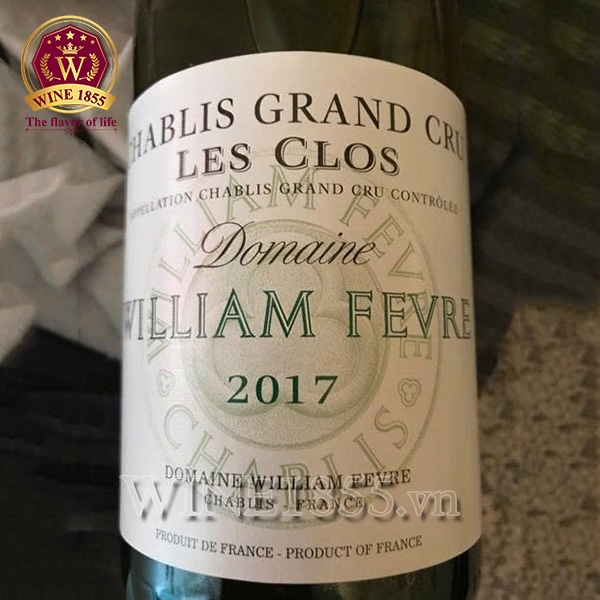Rượu vang Pháp William Fevre Chablis Grand Cru Les Clos