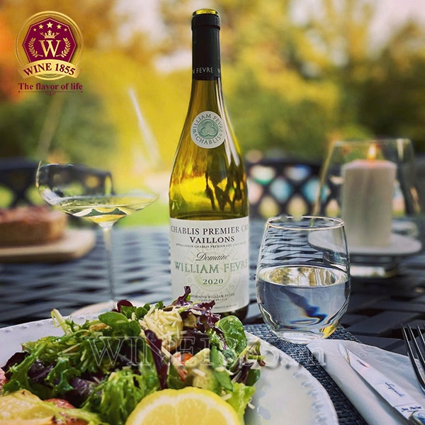 Rượu vang Pháp William Fevre Chablis Premier Cru Vaulorent