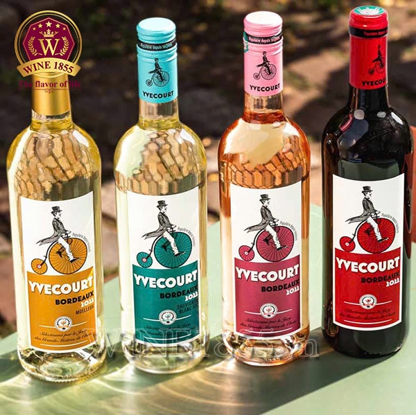 Rượu vang Pháp Yvecourt Bordeaux Blanc