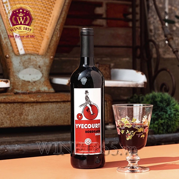 Rượu vang Pháp Yvecourt Bordeaux Rouge