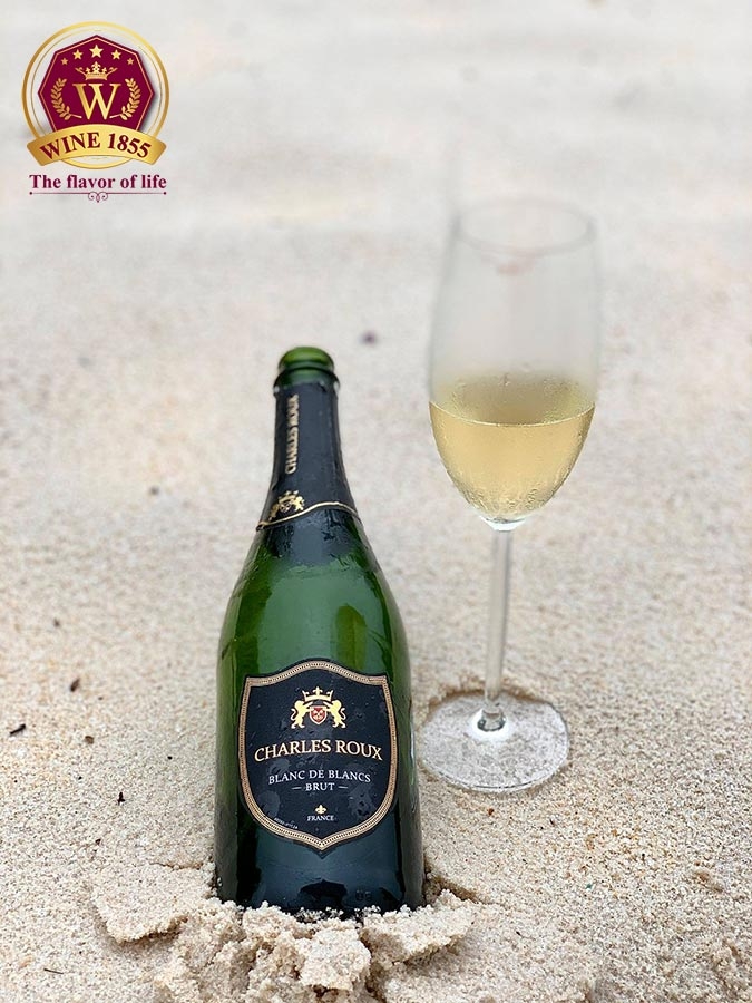 Rượu vang sủi Charles Roux Blanc de Blancs
