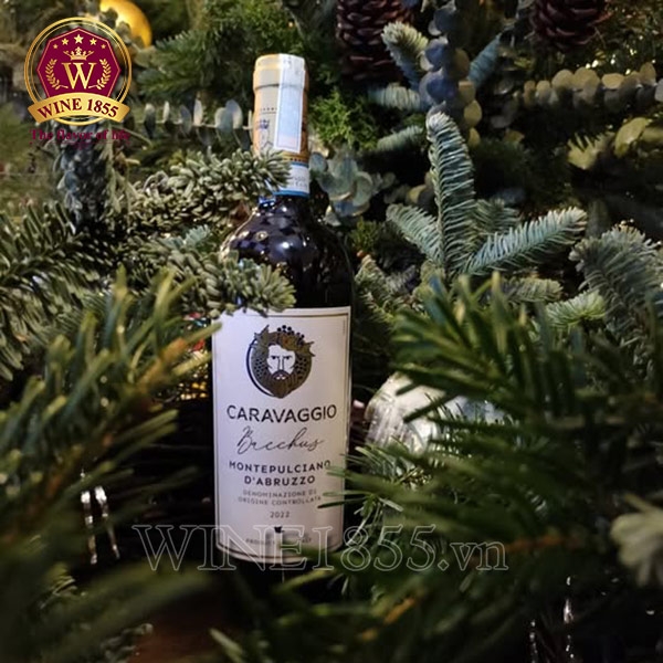 Rượu vang Ý Caravaggio Bacchus Montepulciano D’abruzzo