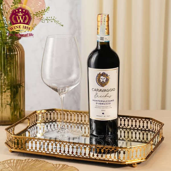 Rượu vang Ý Caravaggio Bacchus Montepulciano D’abruzzo