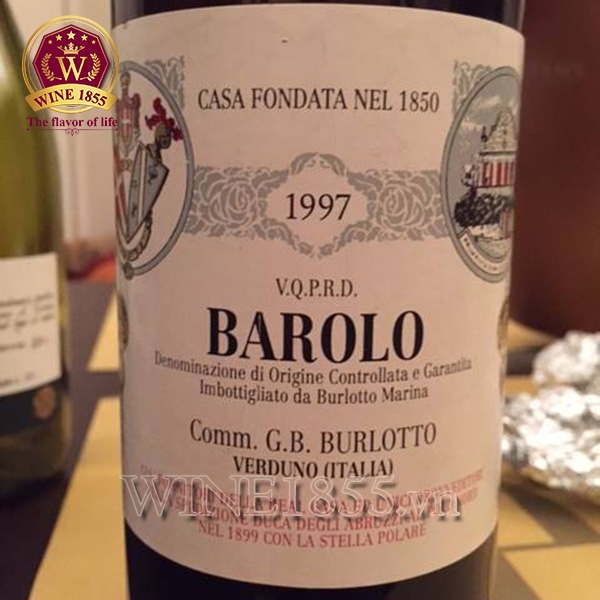 Rượu vang Ý Comm. G.B. Burlotto Barolo