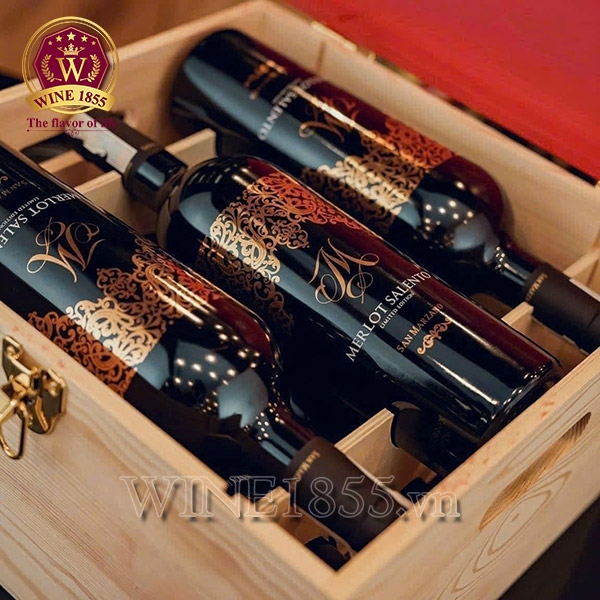Rượu Vang Ý M Merlot Salento Limited Edition - M Gold