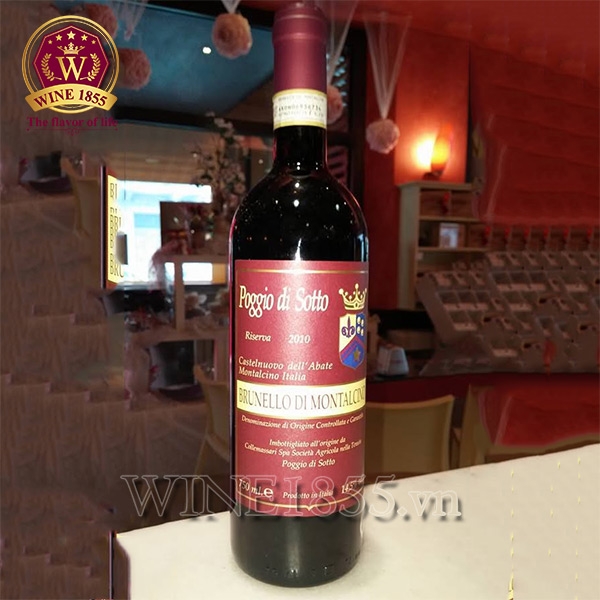 Rượu Vang Ý Poggio Di Sotto Brunello Di Montalcino Riserva