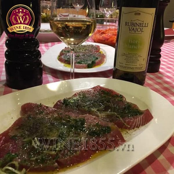 Rượu Vang Ý Rubinelli Vajol Fiori Bianchi