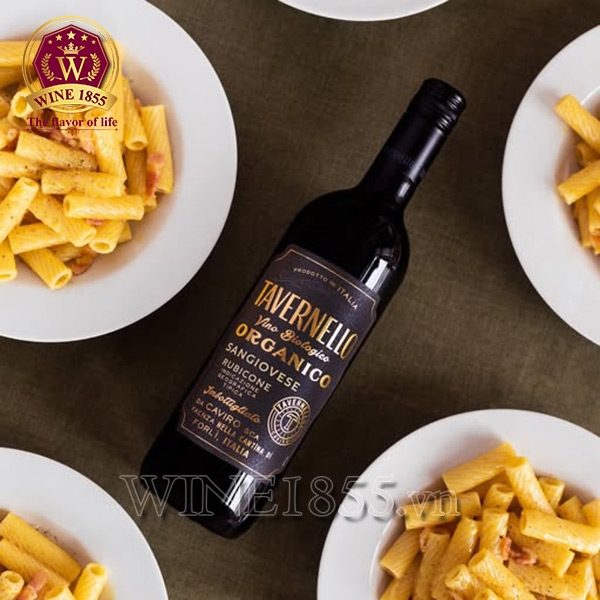 Rượu Vang Ý Tavernello Organico Sangiovese Rubicone