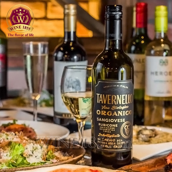 Rượu Vang Ý Tavernello Organico Sangiovese Rubicone