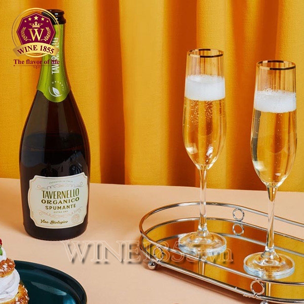 Rượu Vang Ý Tavernello Organico Spumante Extra Dry