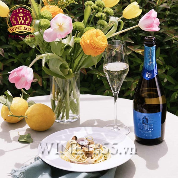 Rượu Vang Ý Vigneti Romio Novebolle Romagna Spumante Extra Dry