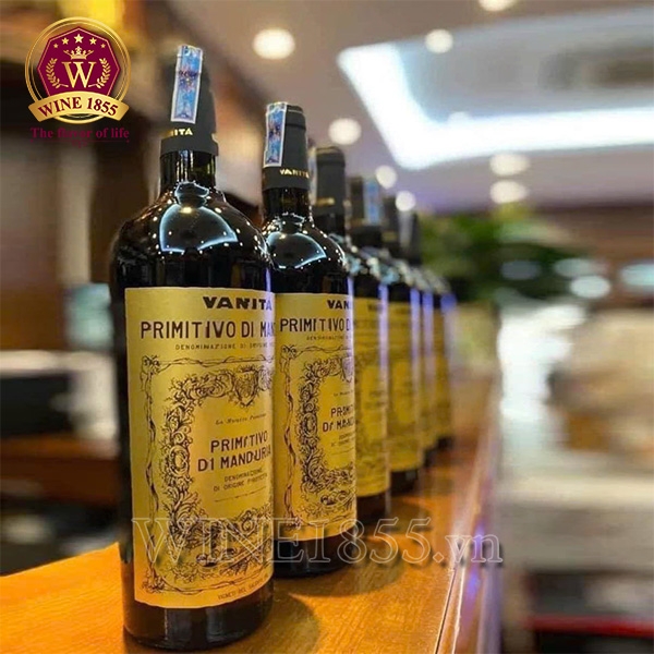 Rượu Vang Ý Vanitá Primitivo