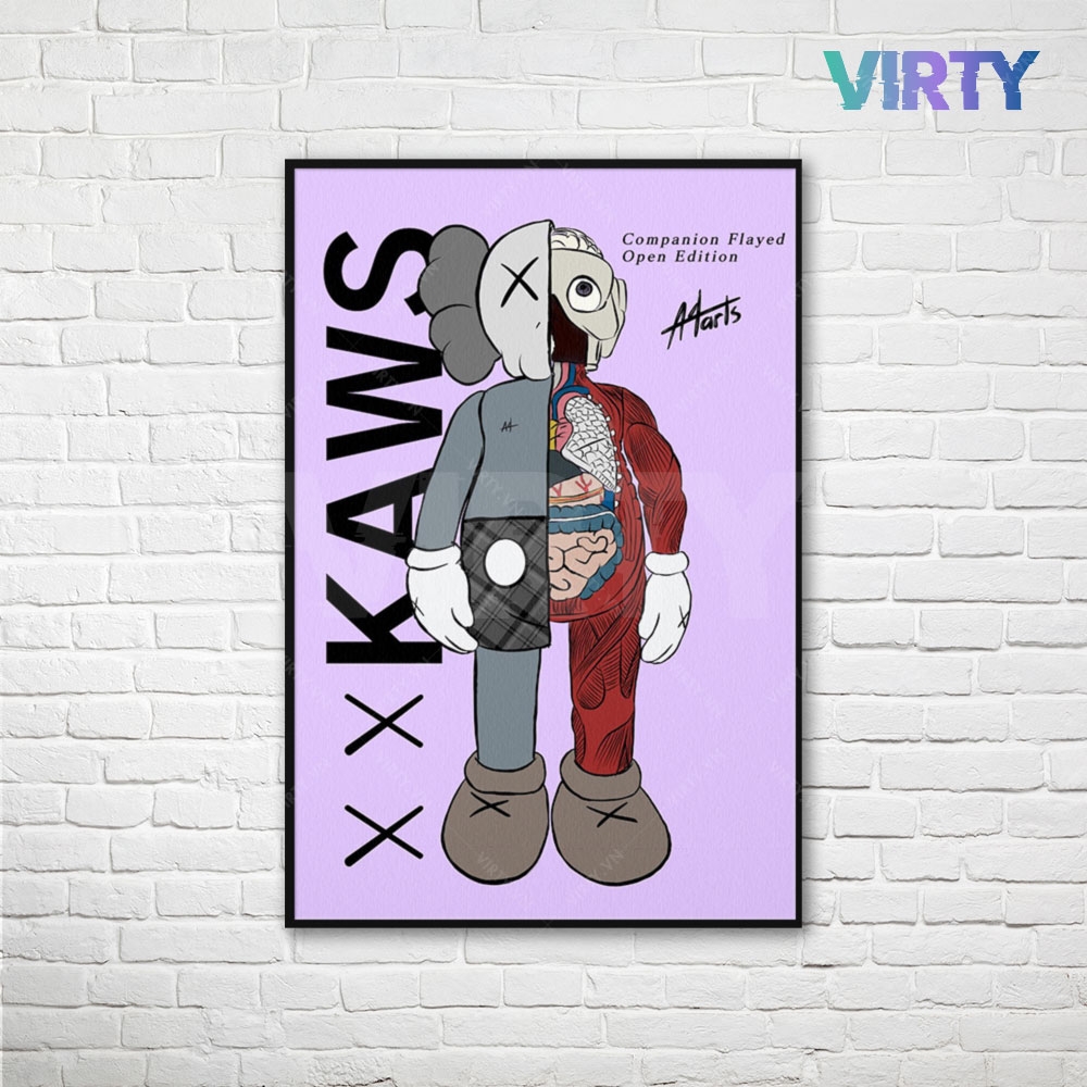 Mô hình Kaws 8in - 20cm - Đỏ