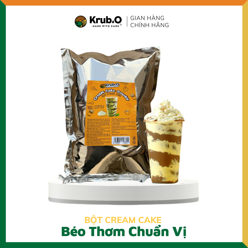 Bột Cream Cake Krub.O (Gói 1kg)