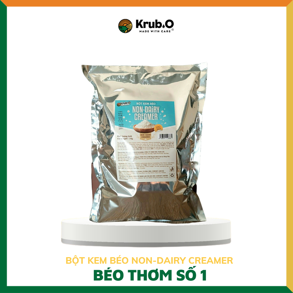 Bột Kem Béo Krub.O - Non dairy creamer (Gói 1kg)