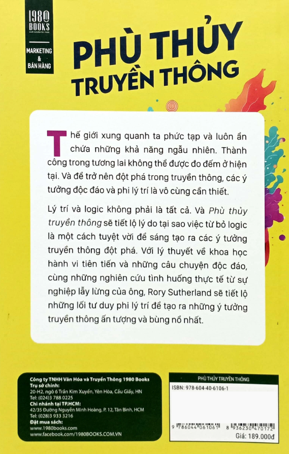 Phù Thủy Truyền Thông - Rory Sutherland