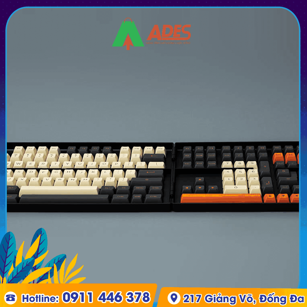 AKKO Keycap set – Carbon Retro (PBT Double-Shot/ASA profile/158 nút ...