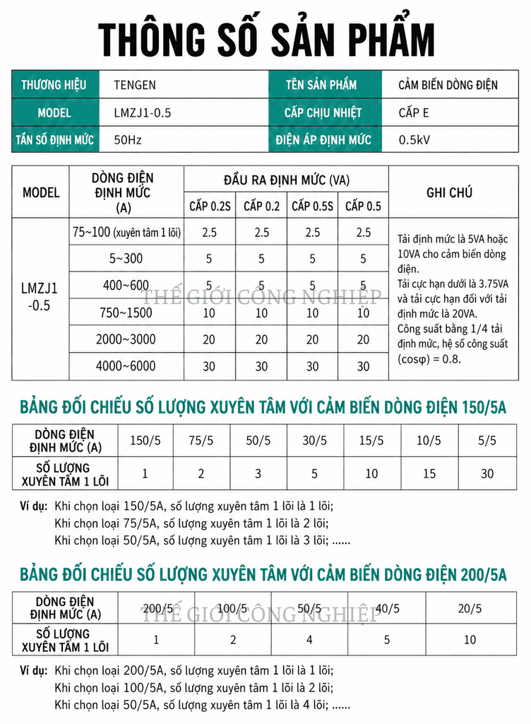 Biến Dòng Tianzheng LMZJ1-0.5 1005A 1505A 2005A 3005A 4005A 6005A