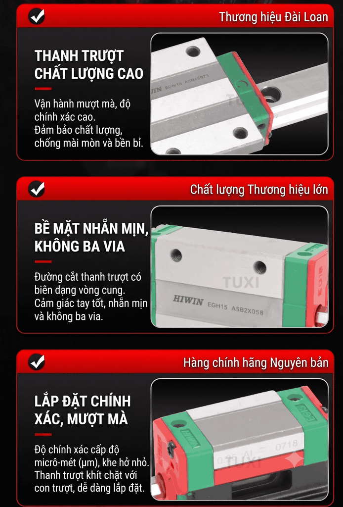 Con Trượt  HIWIN EGW25SA