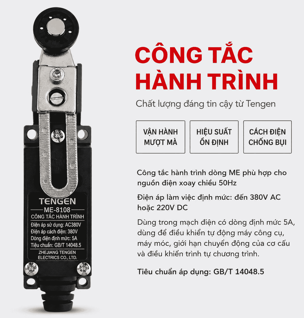Công tắc hành trình ME 8108/8107/8104/8111/8112/8166/9101 