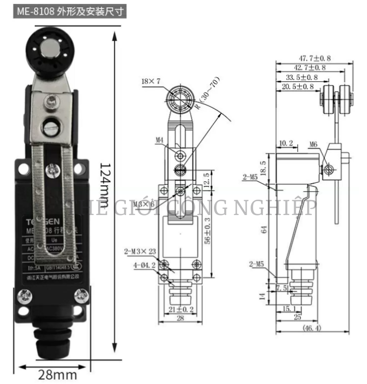 Công tắc hành trình ME 8108/8107/8104/8111/8112/8166/9101 