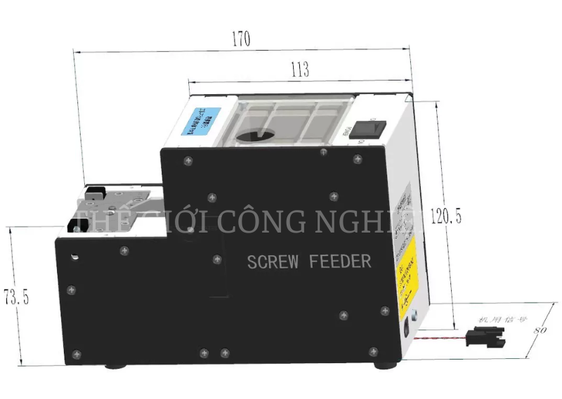 Máy Cấp Vít Tự Động Có Bàn Xoay Tín Hiệu, Màn Hình Hiển Thị Kỹ Thuật Số