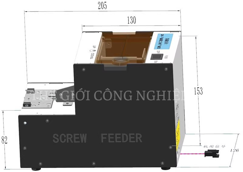 Máy Cấp Vít Tự Động Có Bàn Xoay Tín Hiệu, Màn Hình Hiển Thị Kỹ Thuật Số