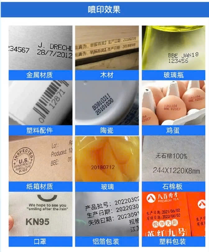 Máy In Phun Cầm Tay Mini – In Date, Số Lô, Mã QR, Số Seri Trên Nắp Chai Và Bề Mặt Cong