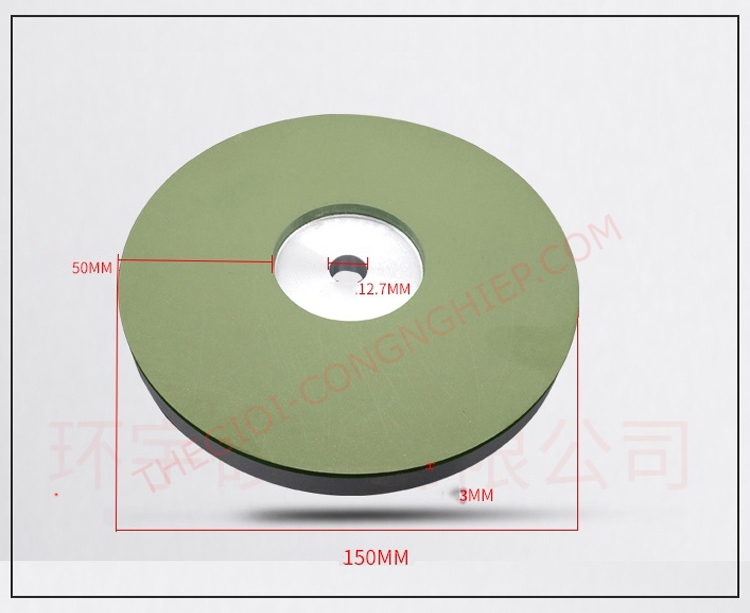 Đá Mài Hợp Kim CBN Dạng Đĩa D150, D200, D250, D300