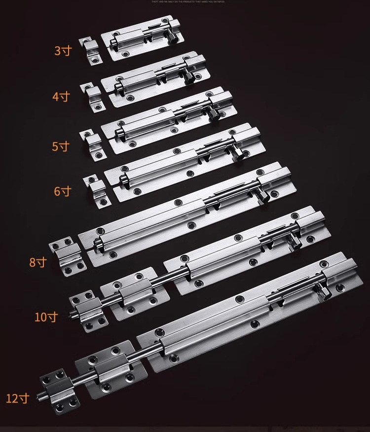 Chốt Khóa Cửa Inox 304 Cửa khóa cửa gỗ và cửa sổ chống trộm phòng tắm