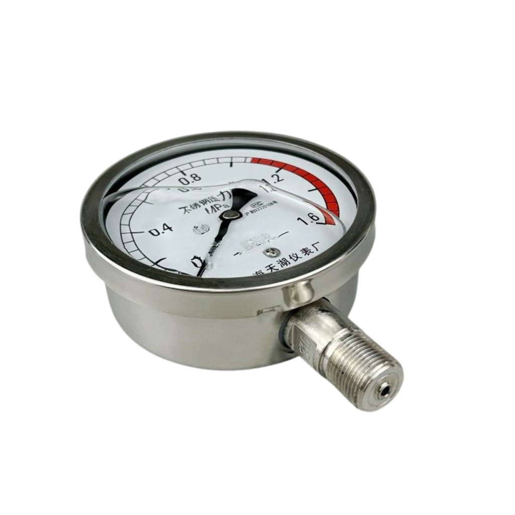 Đồng Hồ Đo Áp Suất/ Chân Không YN-100BF Bằng Thép Không Gỉ