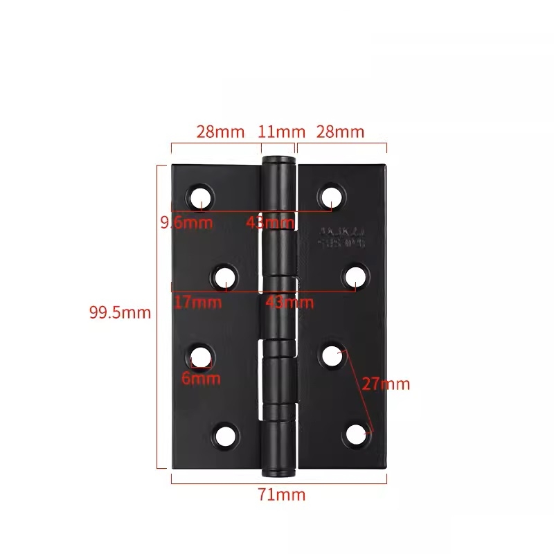 Bản lề inox 304 kích thước 70*100 Dầy 1,6mm, 2,1mm, 3mm