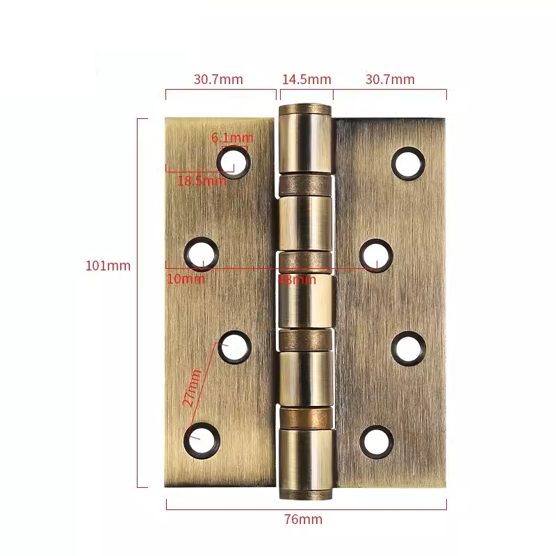 Bản lề inox 304 kích thước 70*100 Dầy 1,6mm, 2,1mm, 3mm