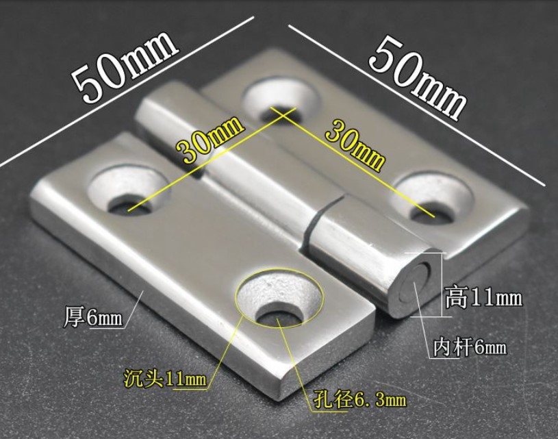 Bản lề công nghiệp inox 304
