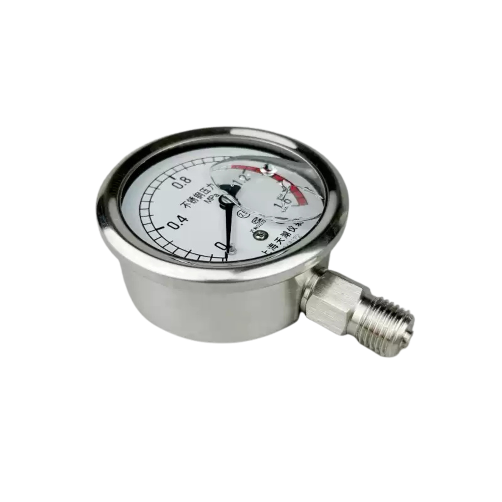 Đồng Hồ Đo Áp Suất Có Tiếp Điểm Điện YN-60BF Bằng Thép Không Gỉ