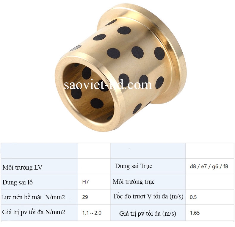 Bạc Đồng Tự Bôi Trơn JFB