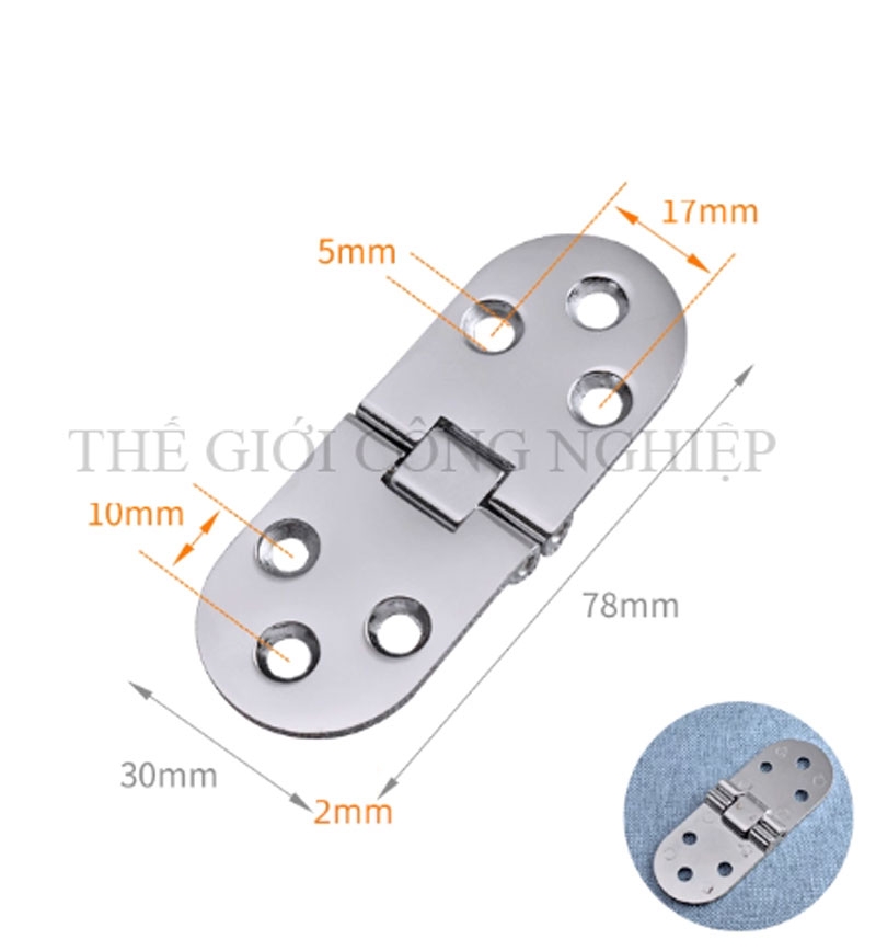 Bản lề gập tự khóa 0°/90°/180° – Phụ kiện gấp hạ bàn, bàn trà, bản lề gập cố định cho đồ nội thất