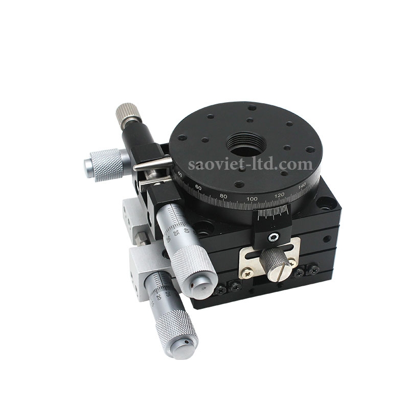 Bộ Bàn Tinh Chỉnh Quang Học Xoay Ba Trục XYR  Kiểu LS