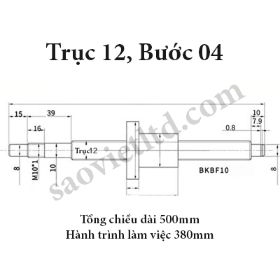 Bộ Đai Ốc Vít Me TBI Kiểu SFU1204