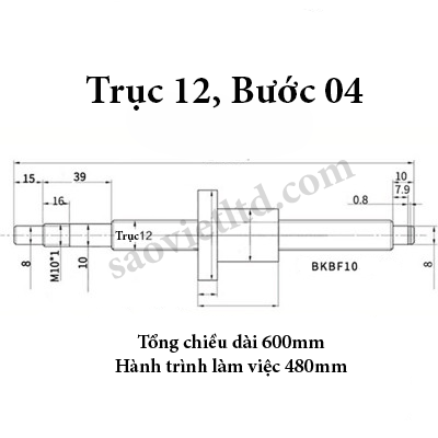 Bộ Đai Ốc Vít Me TBI Kiểu SFU1204