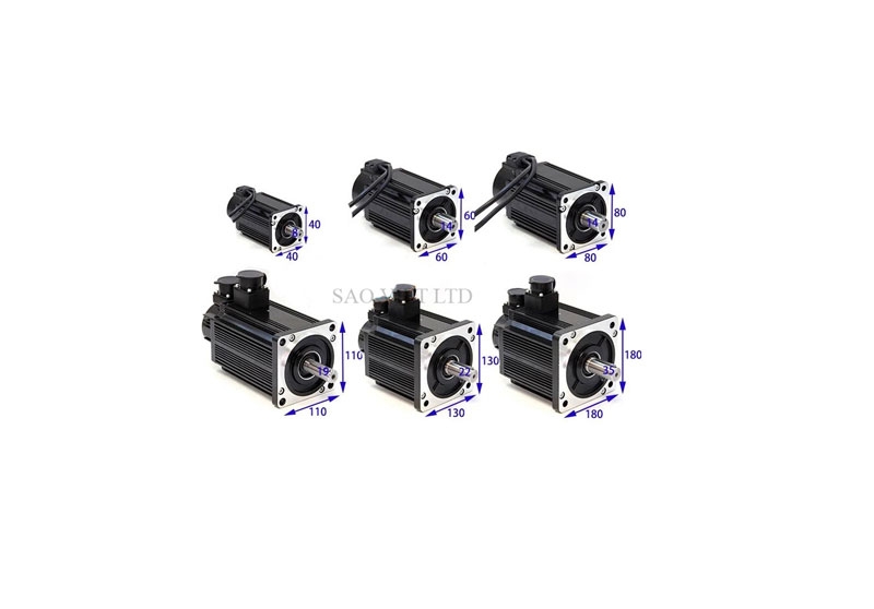 Bộ Động Cơ Servor  Có Phanh 1Kw 1,3 Kw 1,5Kw 2,3Kw 2,6Kw 3Kw 3,8Kw Size 130